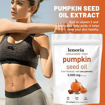 180 Capsules Pumpkin Seed Oil Capsules Promotes Metabolism Promotes Metabolism Improve Digestive Problems Enhance Immunity