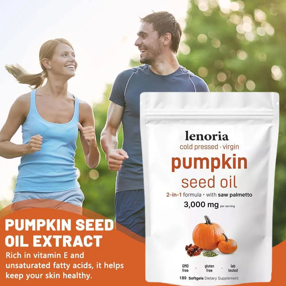 180 Capsules Pumpkin Seed Oil Capsules Promotes Metabolism Promotes Metabolism Improve Digestive Problems Enhance Immunity