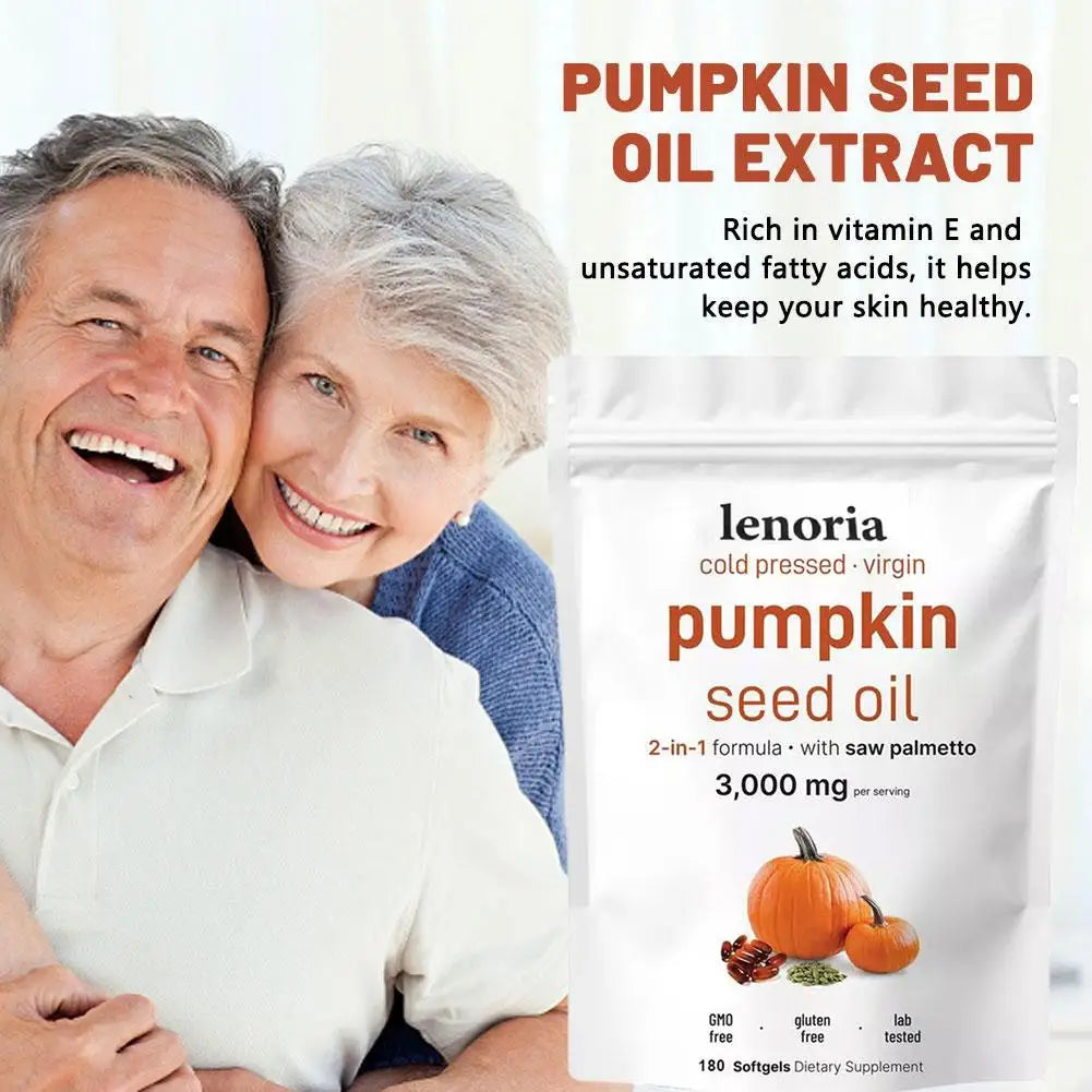 180 Capsules Pumpkin Seed Oil Capsules Promotes Metabolism Promotes Metabolism Improve Digestive Problems Enhance Immunity