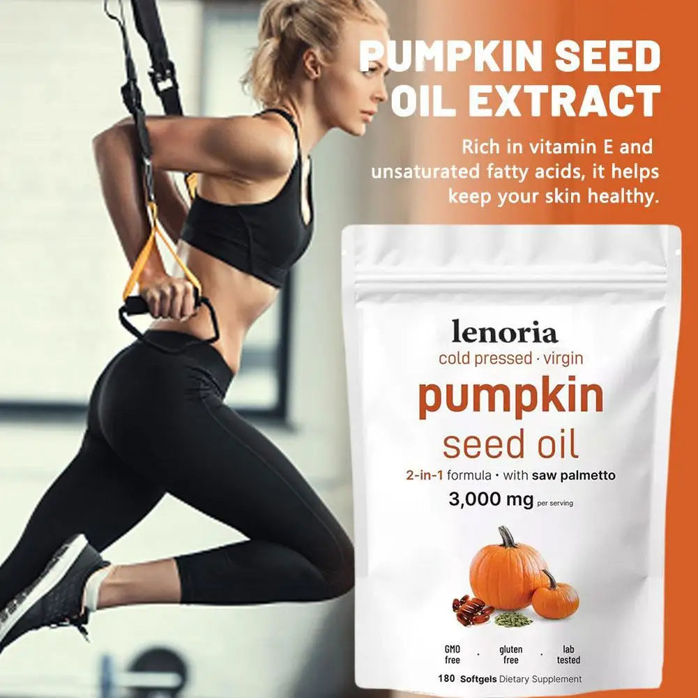 180 Capsules Pumpkin Seed Oil Capsules Promotes Metabolism Promotes Metabolism Improve Digestive Problems Enhance Immunity