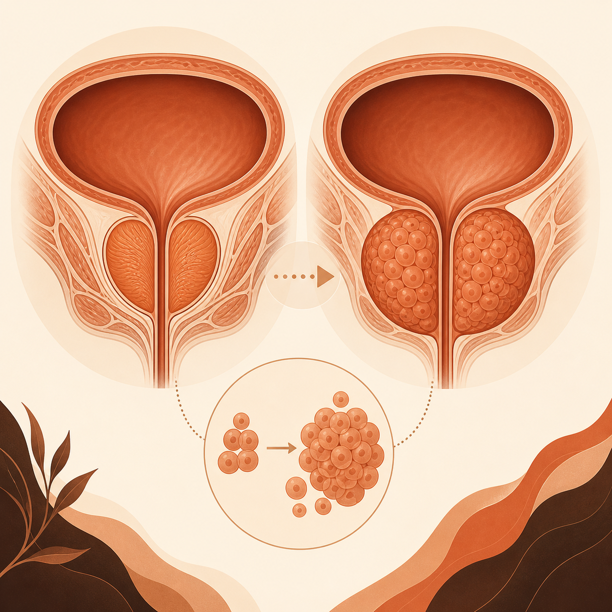 Stage 2 — The Prostate Grows (BPH begins)